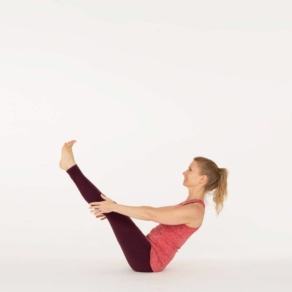 Boat pose Navasana Ekhart Yoga