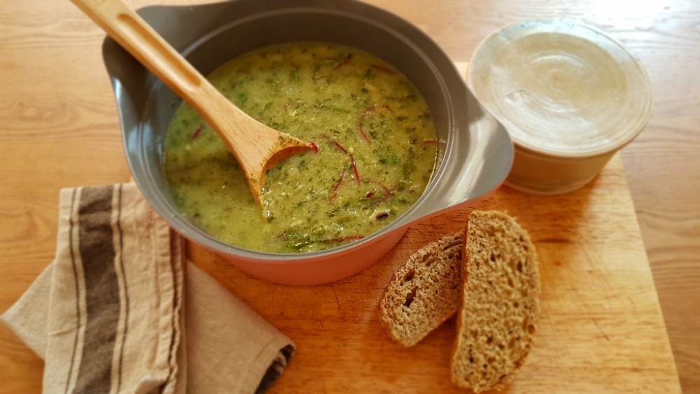 Italian white bean and spinach soup
