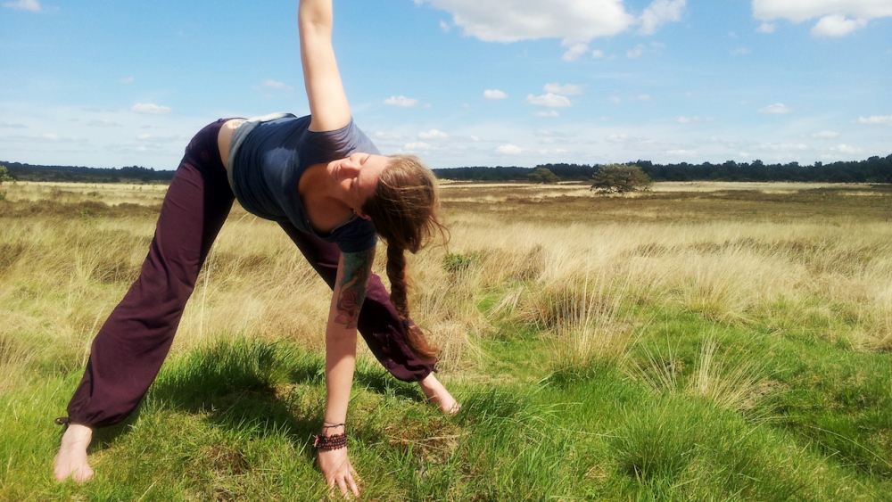 outside yoga