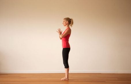 Tadasana Anjali mudra