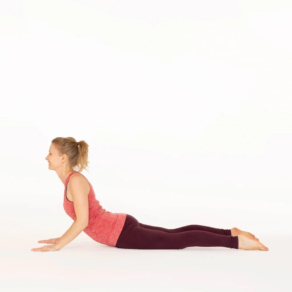 Cobra pose Bhujangasana Esther Ekhart