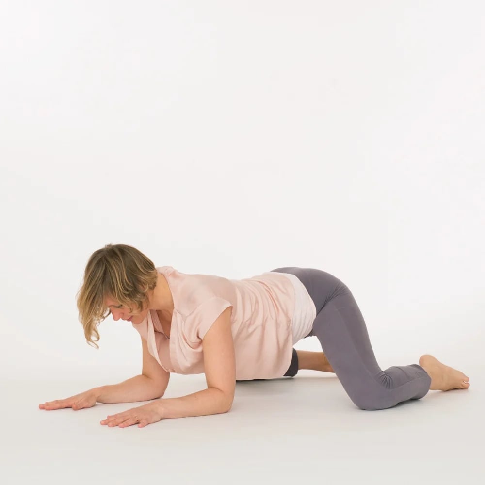 Frog pose - Ekhart Yoga