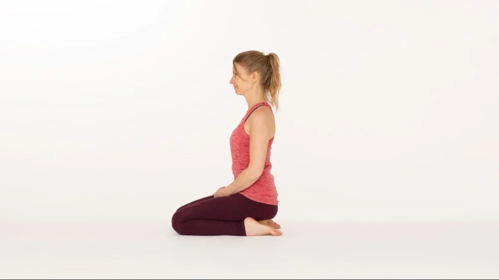 Easy Pose with Ear to Shoulder Stretch | Sukhasana