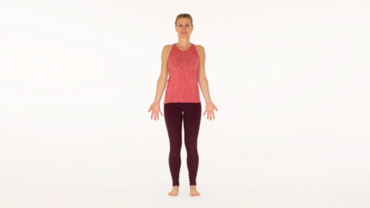 Mountain pose Tadasana Ekhart Yoga