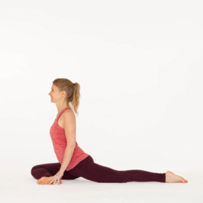 Pigeon pose Eka Pada Rajakapotasana Ekhart Yoga