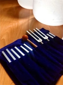 Tuning forks for sound healing
