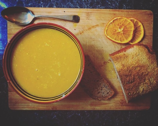 Spiced Squash & Orange Soup