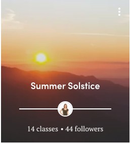Summer Solstice yoga classes