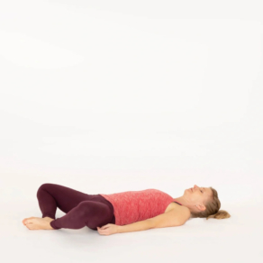 Supta Baddha Konasana Reclined Butterfly yoga pose