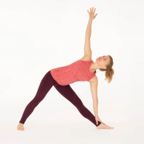 Extended Triangle Pose Ekhart Yoga