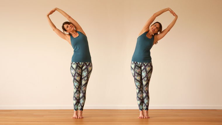 Standing crescent pose