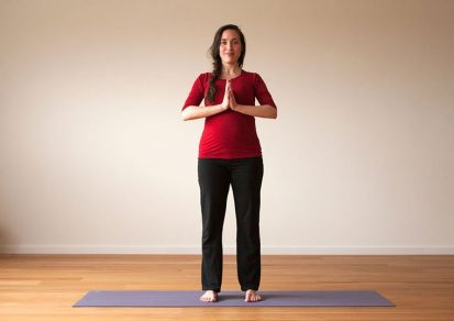 Tadasana - pregnancy yoga